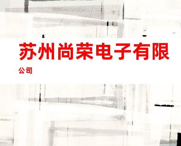 苏州尚荣电子有限公司